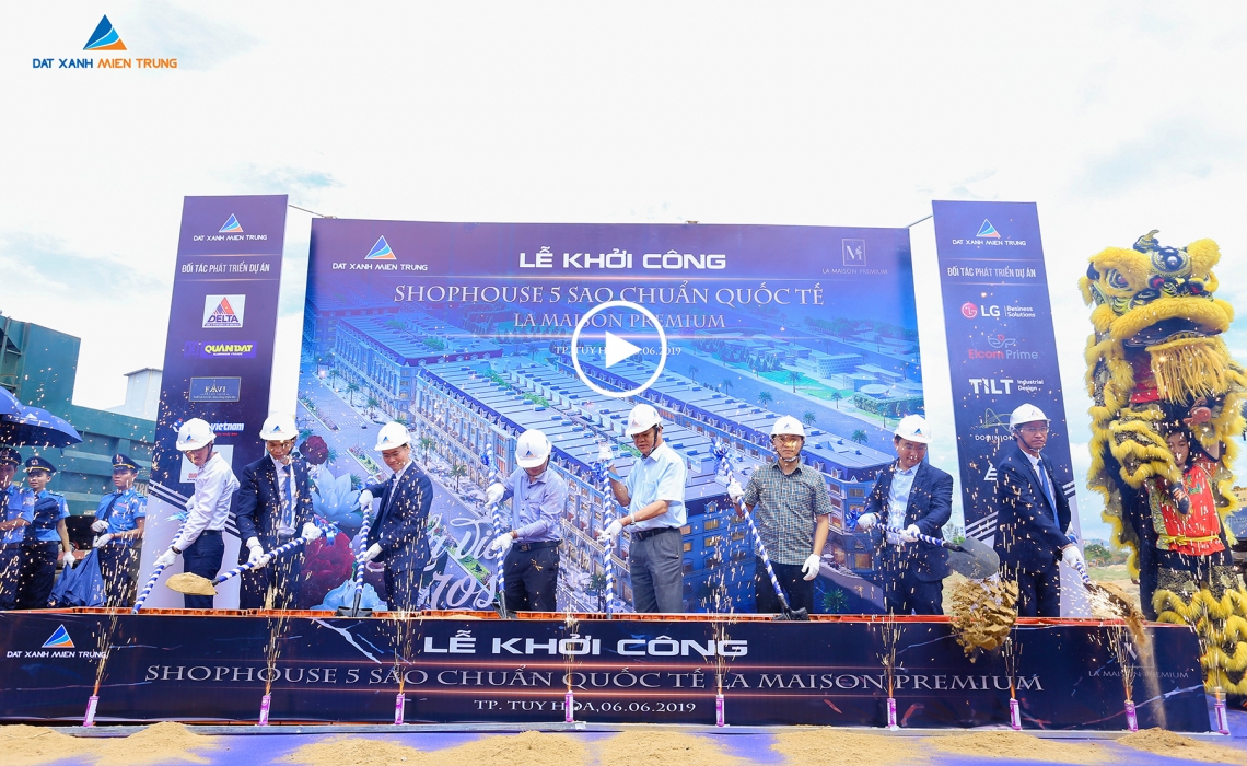 dat-xanh-mien-trung-group-kicked-off-construction-of-5-star-la-maison-premium-shophouse-with-international-standards