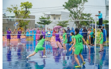 300-van-dong-vien-tham-du-le-khai-mac-giai-bong-chuyen-nu-one-river-cup-2018