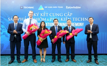 dat-xanh-mien-trung-group-signed-a-contract-to-supply-aluminum-products-technal-accessories-of-hydro-group