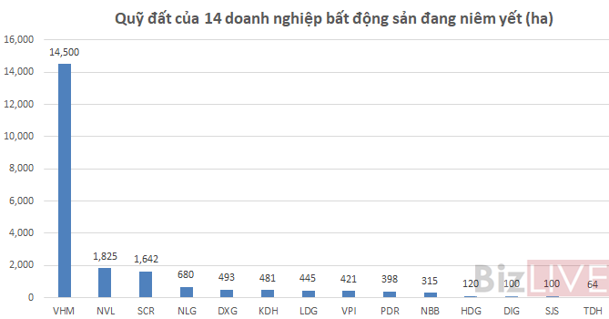 Top 5 doanh nghiệp bất động sản sở hữu quỹ đất ở lớn nhất, họ là ai?