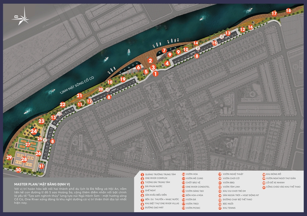 Master Plan dự án One River Villas